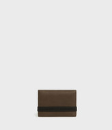 Thumbnail for your product : AllSaints Raven Leather Cardholder