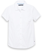 Thumbnail for your product : Tommy Hilfiger Final Sale- Short Sleeve Solid Shirt