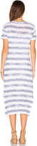 Thumbnail for your product : Stateside Linen Jersey T Shirt Midi Dress