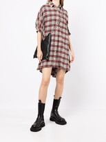 Thumbnail for your product : R 13 Plaid Shirt Dress