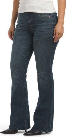 TJMAXX Ab Technology High Rise Itty Bitty More Bootcut Jeans For Women, Spandex/Cotton/Polyester