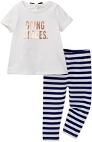 Thumbnail for your product : Kate Spade Going Places Tee & Legging Set (Baby Girls)