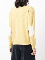 Thumbnail for your product : Sara Lanzi Contrast-Trim Crewneck Knitted Jumper
