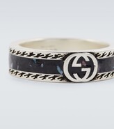 Thumbnail for your product : Gucci Interlocking G sterling silver ring