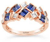 Thumbnail for your product : LeVian 14K Rose Gold 0.89 Ct. Tw. Diamond & Sapphire Half-Eternity Ring
