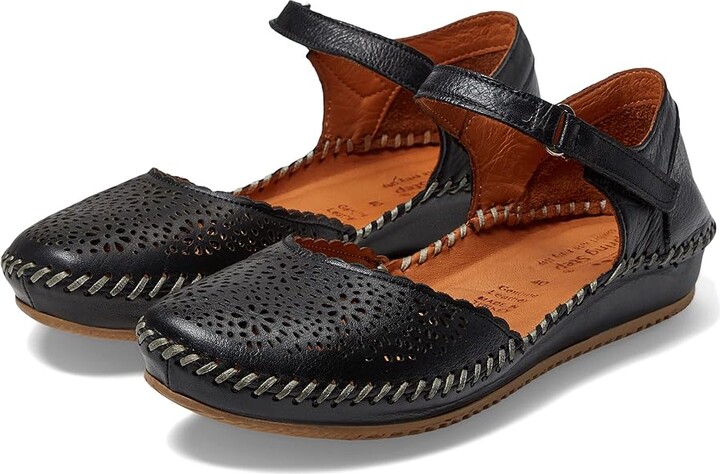 Spring Step Wallania Women's Shoes Black : EU 39 (US Women's 8.5) M, Leather