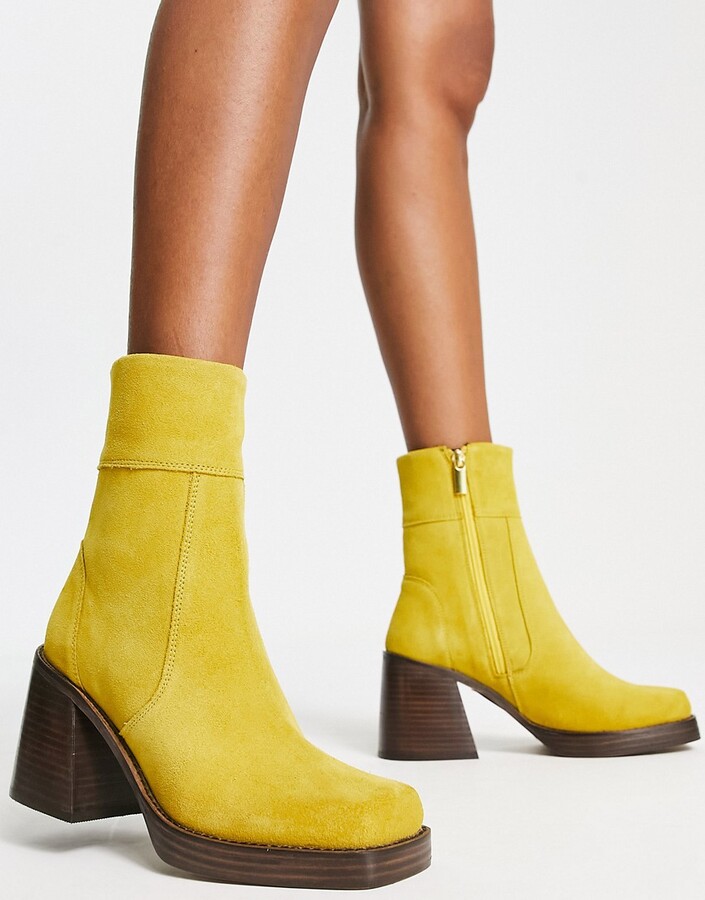 Yellow Women's Boots | Shop the world's largest collection of fashion |  ShopStyle