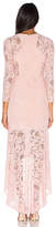 Thumbnail for your product : Aijek Galella Lace Asymmetric Maxi Dress
