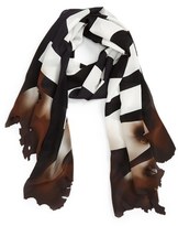 Thumbnail for your product : Moschino Women's 'Burn' Logo Silk Scarf