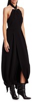 Thumbnail for your product : Proenza Schouler Wool Halterneck Wrap Dress