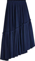 Kenzo Asymmetric Pleated Skirt 