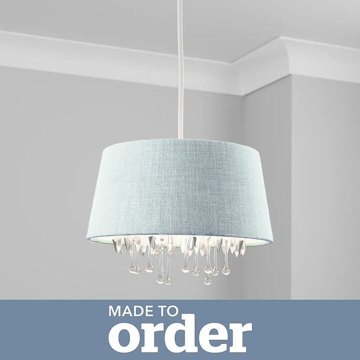 Dunelm Made to Order Beaded Shade Blue ShopStyle