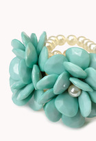 Thumbnail for your product : Forever 21 Floral Goddess Stretch Bracelet