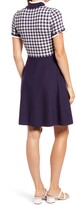 Thumbnail for your product : Eliza J Gingham Bodice Short Sleeve Fit & Flare Dress