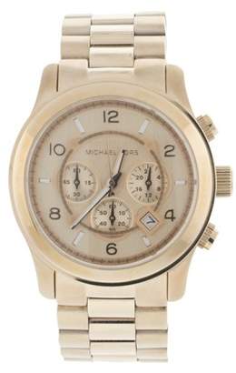 Michael Kors Runway Chronograph Rose Gold-tone Men's Watch