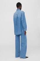 Thumbnail for your product : Anine Bing Simon Shirt in Panama Blue