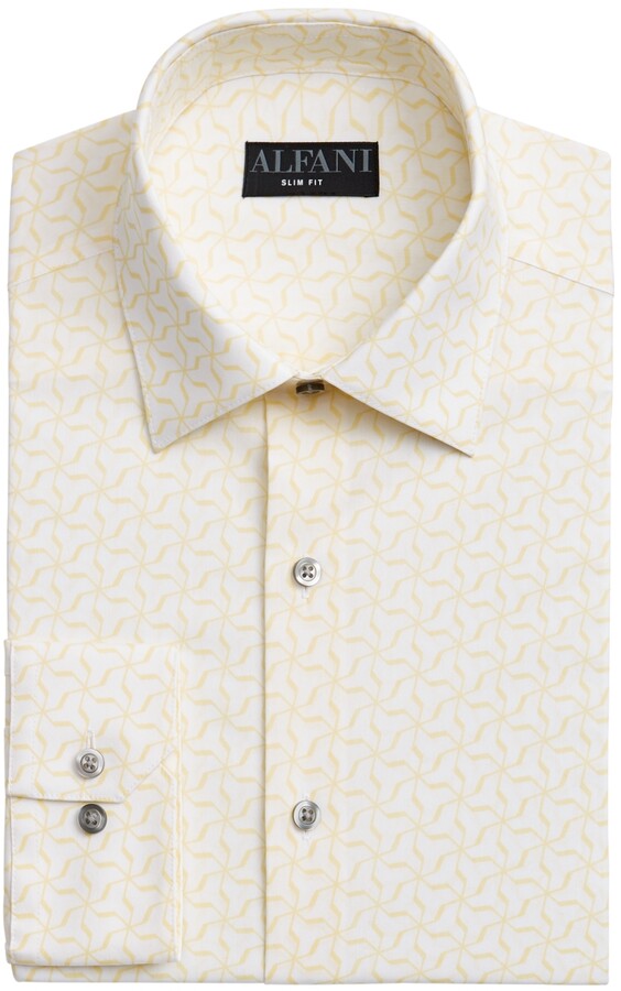 alfani fitted dress shirts
