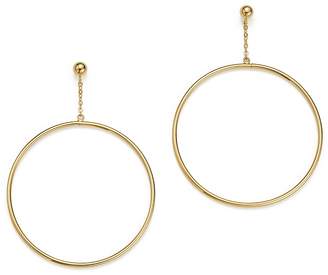 Bloomingdale's 14K Yellow Gold Large Circle Chain Drop Earrings - 100% Exclusive