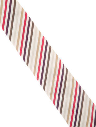 Burberry Striped Woven Tie