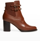 Thumbnail for your product : Valentino Garavani 70mm Rockstud Chelsea Booties