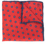 Thumbnail for your product : Canali flower spot pocket square