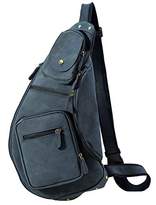 Thumbnail for your product : Polare Cool Real Leather Cross Body Sling Bag Chest Bag Backpack Large