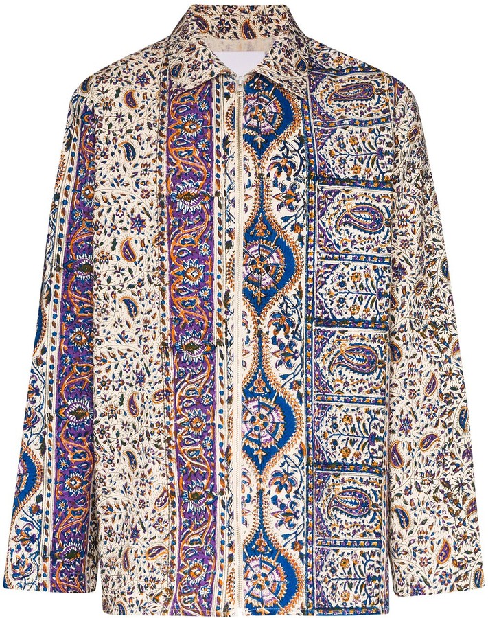 paria /FARZANEH Iranian printed quilted jacket - ShopStyle