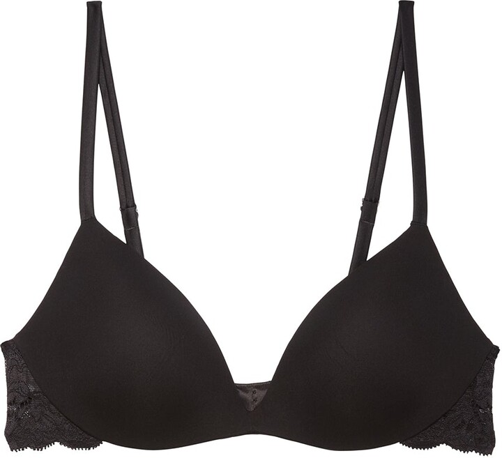 Fleur Du Mal Charlotte Lace Wireless Push Up Bra