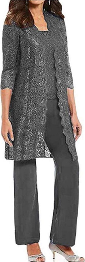 silver grey chiffon jacket