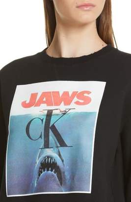 Calvin Klein 'Jaws' Graphic Sweatshirt