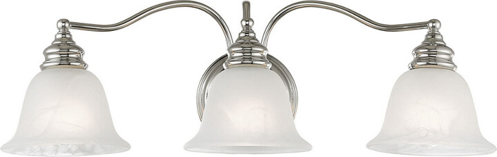 Livex Lighting Livex Essex 3-Light Polished Chrome Bath-Light