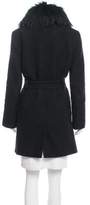 Thumbnail for your product : Diane von Furstenberg Victoria Fur-Trimmed Coat