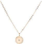 Thumbnail for your product : Michael Kors Collection Etch Small Disc Necklace