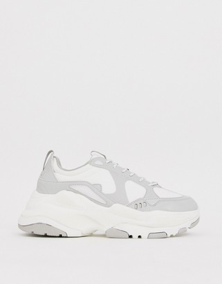 asos design trainers in white