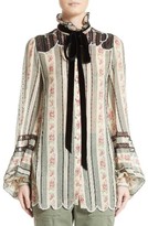 Thumbnail for your product : Marc Jacobs Women's Embellished Brocade Print Blouse
