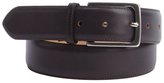 Thumbnail for your product : John Varvatos dark brown leather rectangle buckle belt
