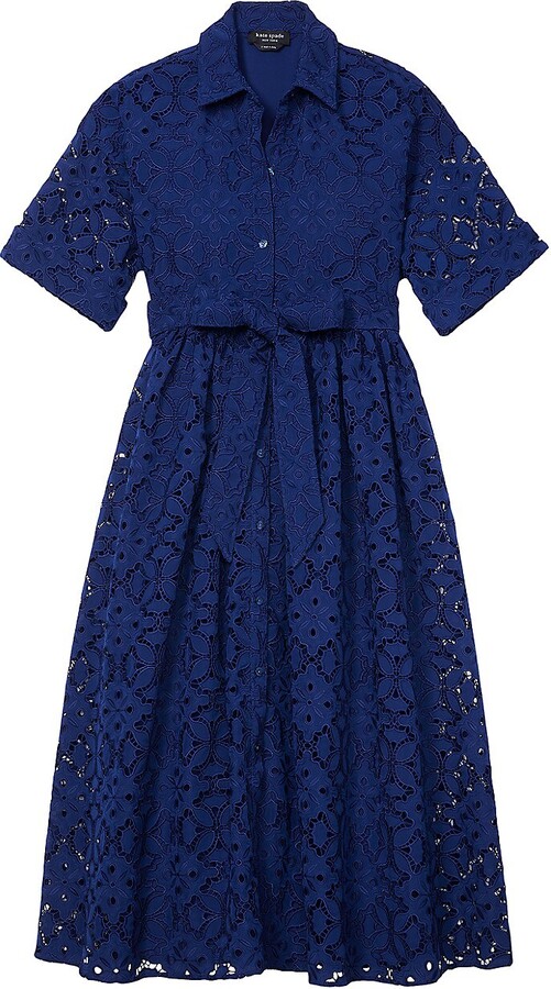 Kate Spade Poplin Montauk Dress in Blue
