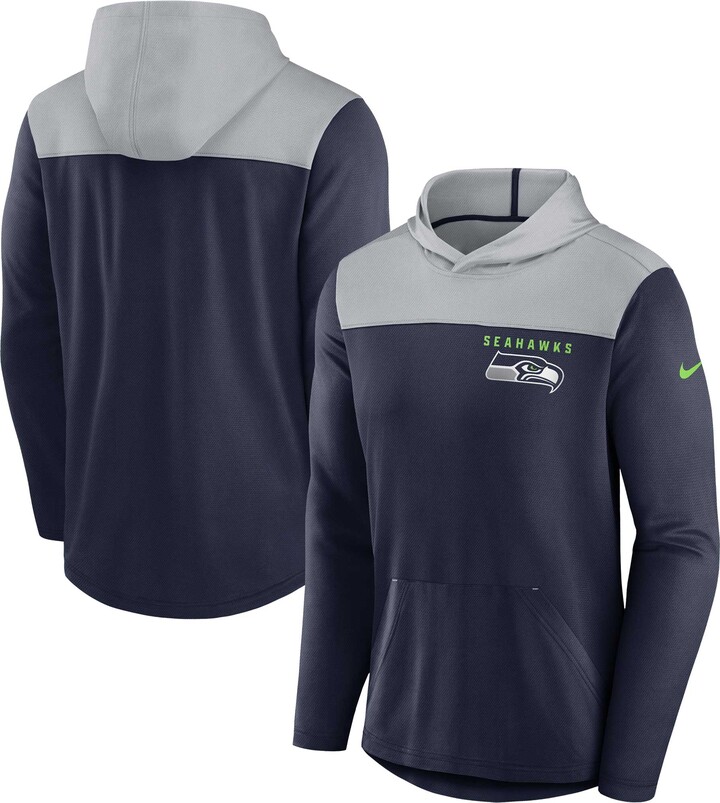 Men's Nike Navy Seattle Seahawks Fan Gear Pullover Hoodie