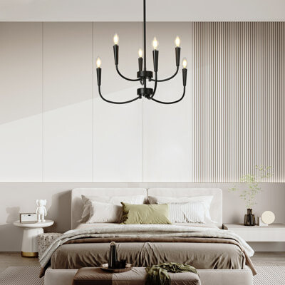 Mercer41 Asuncin 6 - Light Dimmable Classic / Traditional Chandelier