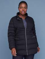 Thumbnail for your product : Lane Bryant Stretch Puffer Jacket - Black