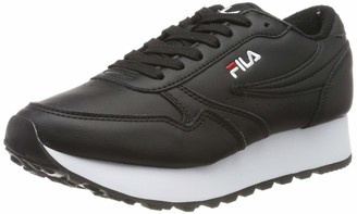 womens black fila trainers