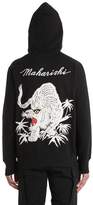 Thumbnail for your product : MHI Tiger Embroidered Zip Jersey Sweatshirt