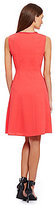 Thumbnail for your product : T Tahari Lucine Zip-Front Satin Fit-and-Flare Dress