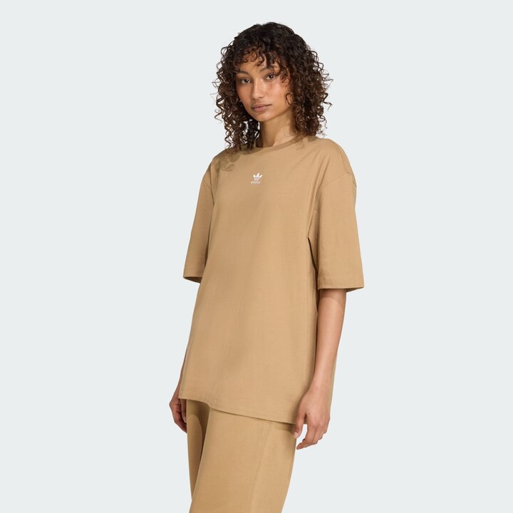 adidas Essentials Boyfriend Tee Cardboard L Womens