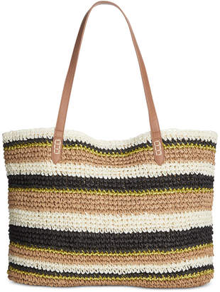 INC International Concepts Tropical Straw Tote