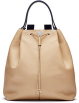Thumbnail for your product : The Row Backpack 10 Leather Hobo Bag, Beige