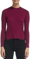 Thumbnail for your product : Whistles Notched-Hem Cropped Sweater