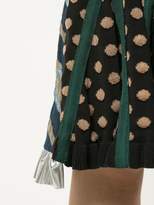 Thumbnail for your product : Kolor patchwork knitted skirt