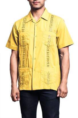 G-Style USA Men's Short Sleeve Cuban Guayabera Shirt 2000-1 - 6X-Large
