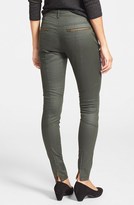 Thumbnail for your product : Eileen Fisher The Fisher Project Coated Denim Skinny Moto Jeans